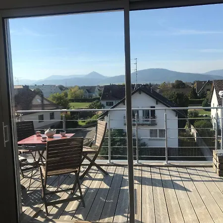 Chaleureux Et Lumineux Avec Vue ! Au Centre Alsace Lägenhet *