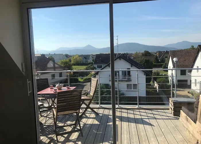 Chaleureux Et Lumineux Avec Vue ! Au Centre Alsace Apartment *