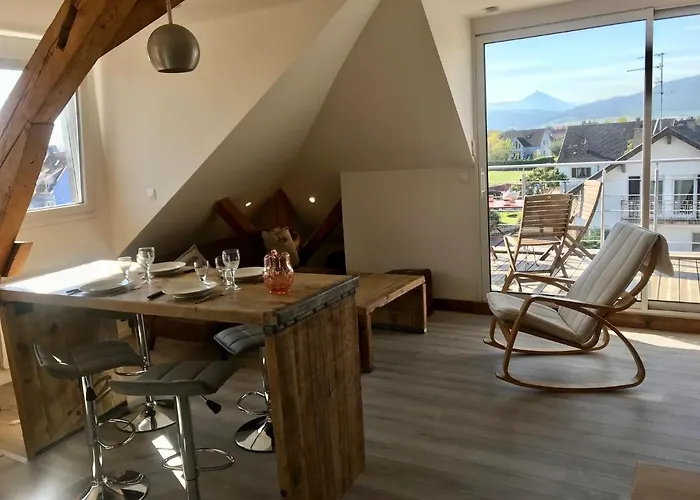 Chaleureux Et Lumineux Avec Vue ! Au Centre Alsace Apartment Selestat